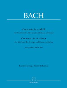 Concerto for Violoncello in A minor after BWV 593 (Cello & Piano)