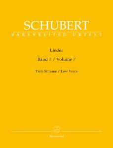 Lieder Volume 7, Low Voice & Piano