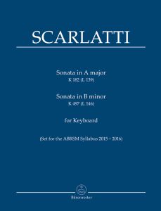 Sonatas A major Kp182, B minor Kp497 Piano