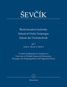 School of Violin Technique Op.1 Vol.4: Exercises in Double Stops & Harmonics