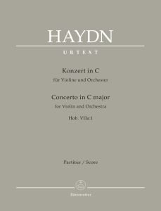 Concerto for Violin in C major (Hob.VIIa:1) (Full Score)