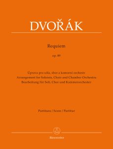 Requiem Op.89 (B.165) (Chamber version) (Full Score, paperback)