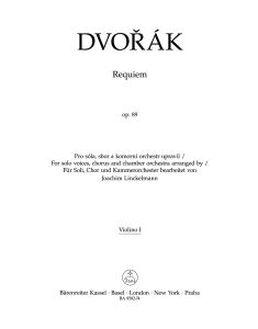 Requiem Op.89 (B.165) (Chamber version) (Violin I)