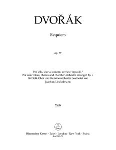 Requiem Op.89 (B.165) (Chamber version) (Viola)