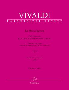 La Stravaganza Op.4 Volume 1 (Nos 1-6) (Full Score)