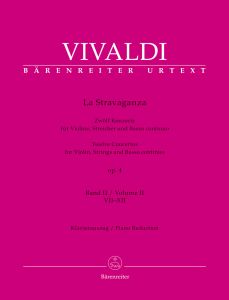 La Stravaganza Op.4 Volume 2 (Nos 7-12) (Violin & Piano)