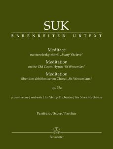 Meditation on the Old Czech Hymn St Wenceslas Op.35a for String Orchestra (Full Score)