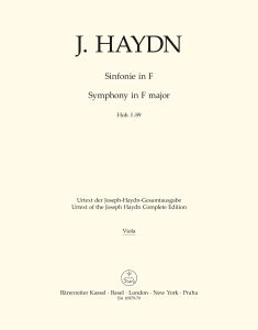 Symphony No.89 in F major (Hob.I:89) (Viola)