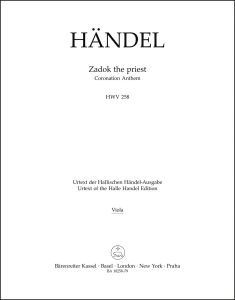 Zadok the Priest (HWV 258) Coronation Anthem (Viola)