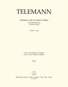 Christus, der ist mein Leben (TVWV 1:138) (Cello/Bass)