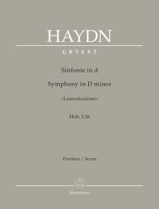 Symphony No.26 in D minor (Lamentazione) (Hob.I:26) (Full Score)