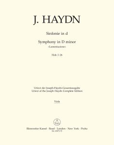 Symphony No.26 in D minor (Lamentazione) (Hob.I:26) (Viola)