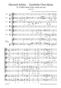 O lieber Herre Gott, wecke uns auf SWV 381 No.13 from Geistliche Chor-Music