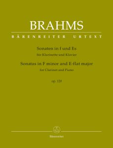 Sonatas in F minor & E-flat major Op.120 (Clarinet & Piano)