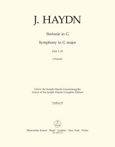 Symphony No.92 in G major (Oxford) (Hob I:92) (Violin II)