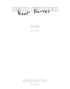 Study for Piano