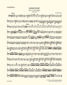 Symphony No.88 in G major (Hob.I:88) (Double Bass)