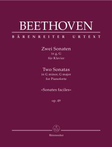 Two Piano Sonatas in G minor, G major Op.49