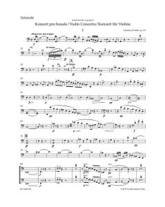 Concerto in A minor for Violin Op.53 (Cello)