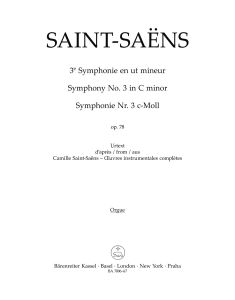 Symphony No.3 in C minor Op.78 (Organ) (Organ part)