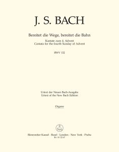 Cantata No.132 Bereitet die Wege, bereitet die Bahn (BWV 132) (Organ)