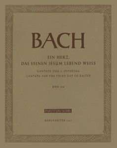 Cantata No.134 Ein Herz, dass seinen Jesum lebend weiss (BWV 134) (Full Score)
