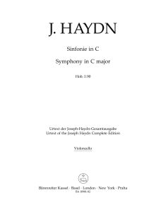 Symphony No.90 in C major (Hob.I:90) (Cello)