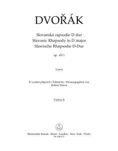 Slavonic Rhapsody No.1 in D major Op.45 (Violin II)