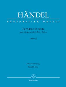 Parnasso in festa per gli sponsali di Teti e Peleo (HWV 73) (Vocal Score)