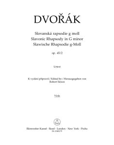 Slavonic Rhapsody No.2 in G minor Op.45 (Viola)