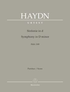 Symphony No.80 in D minor (Hob.I:80) (Full Score)