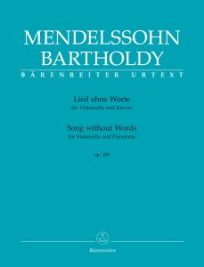 Song without Words for Violoncello and Pianoforte Op.109