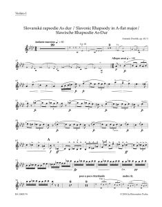 Slavonic Rhapsody No.3 in A-flat major Op.45 (Violin I)
