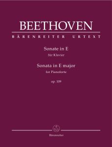 Piano Sonata in E major Op.109