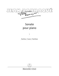 Sonate pour piano
