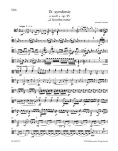 Symphony No.9 in E minor Op.95 (New World) (Viola)