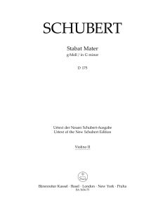 Stabat Mater in G minor D 175 (Violin II)