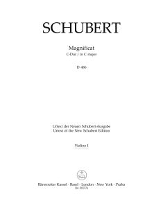 Magnificat in C major D 486 (Violin I)