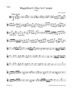 Magnificat in C major D 486 (Viola)
