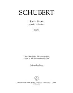 Stabat Mater in G minor D 175 (Cello/Bass)
