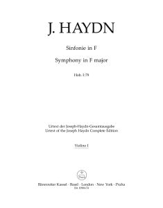 Symphony No.79 in F major (Hob.I:79) (Violin I)