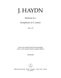 Symphony No.78 in C minor (Hob.I:78) (Cello)