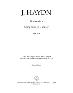 Symphony No.78 in C minor (Hob.I:78) (Bass)