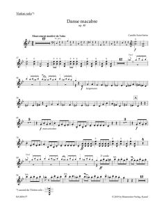 Danse macabre Op.40 (Violin Solo)