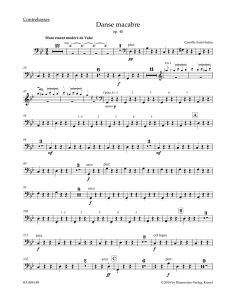 Danse macabre Op.40 (Bass)