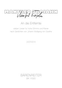 An die Entfernte (High Voice & Piano)