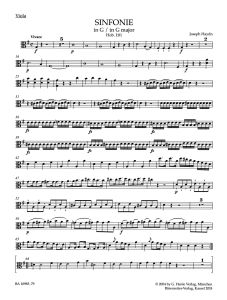 Symphony No.81 in G major (Hob.I:81) (Viola)