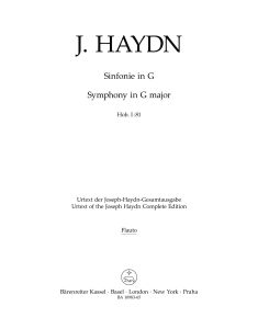 Symphony No.81 in G major (Hob.I:81) (Wind Set)