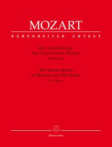Notebooks of Mozart and His Sister for Piano