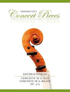 Concerto for Violin in G major Op.3/3 (RV 310) (Violin & Piano)